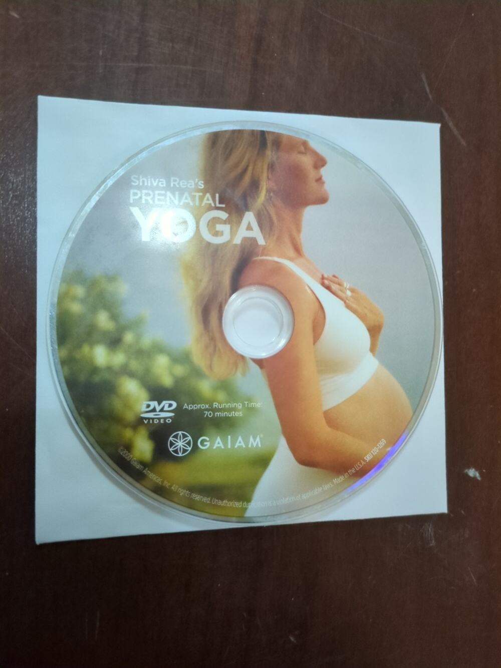 Shiva Reas, Prenatal Yoga. DVD 2000 Disc Only